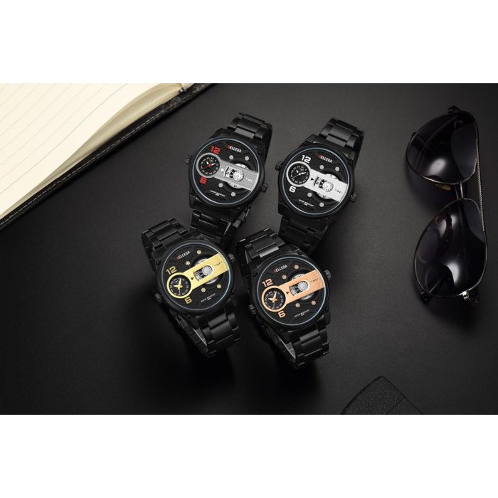 Jam Tangan pria Original Belleda 9008 Rantai jam tangan pria casual terbaru - Promo