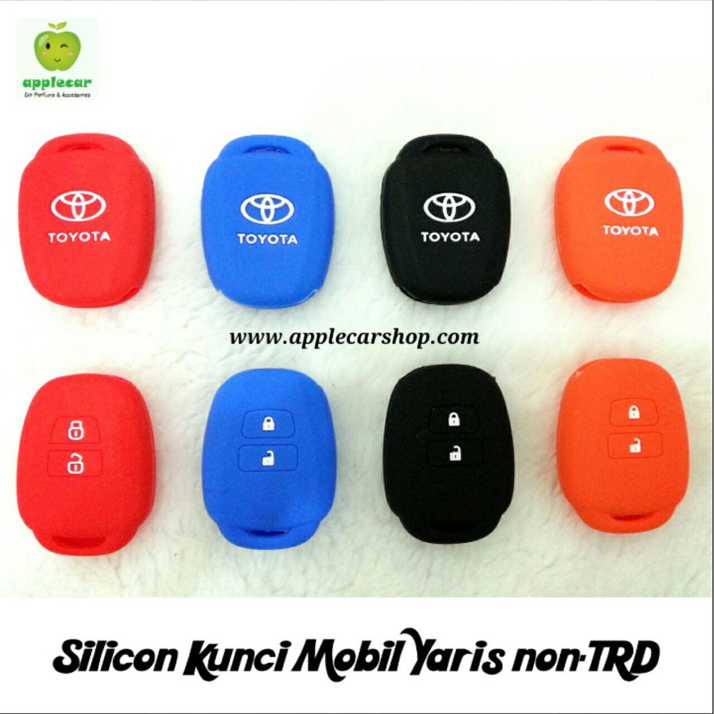 Cover Kondom Sarung Silikon silicon Remote Kunci Toyota Yaris Non TRD