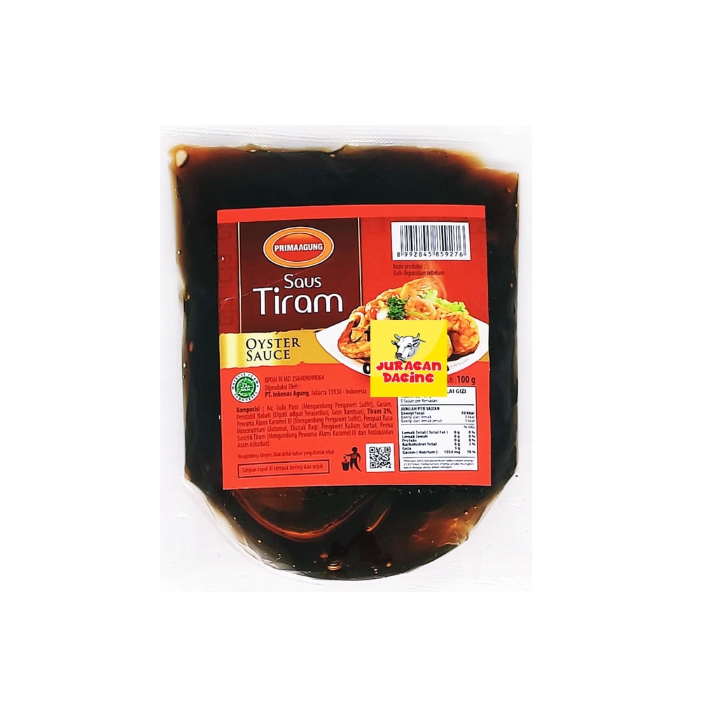 

Saus Tiram Oyster Sauce Prima Agung Pouch 100gr