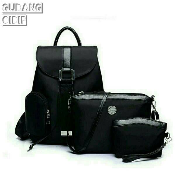 Tas ransel wanita cantik 3in1