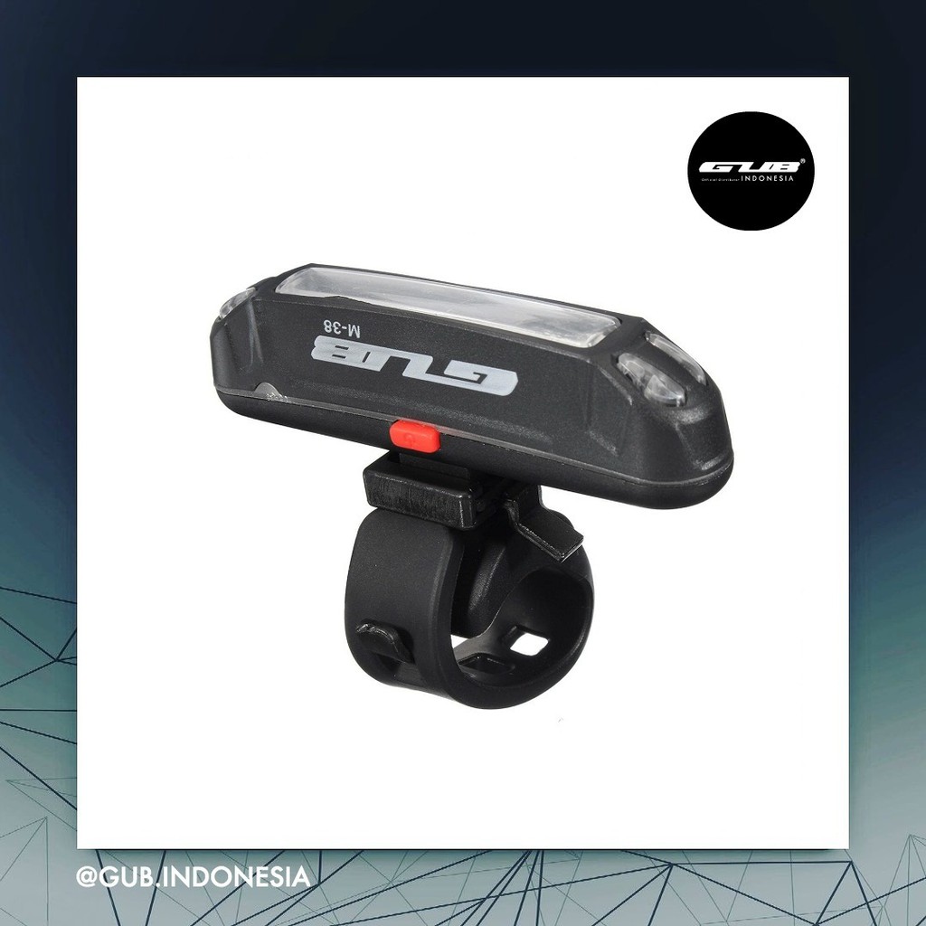 GUB M38 Bicycle Tail / CITY PRO Helmet Light - Lampu Sepeda Helm