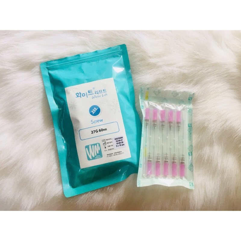 TANAM BENANG SCREW PDO THREAD LIFT WHITE MEDIENCE KOREA isi 10  PDO THREADLIFT