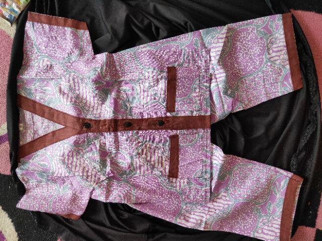 Piyama Batik Anak Size M Baju Anak Unisex Terlaris