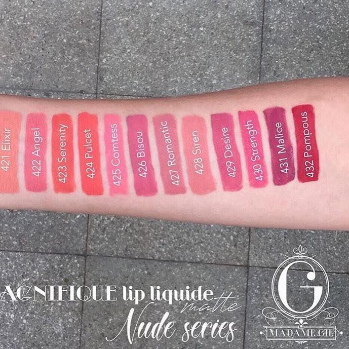 TERBARU.. 12.12  [BPOM] Madame Gie Magnifique Lip Liquide Matte Seri NUDE / Madam Gie Lip Cream  ,,,