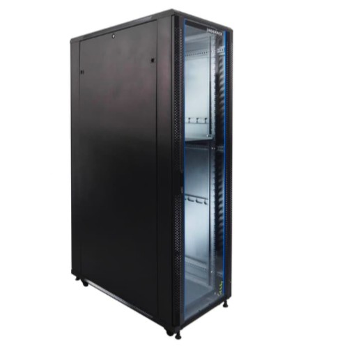 IR11542G - 42U Close Rack Depth 1150mm Glass Door 19&quot; - INDORACK