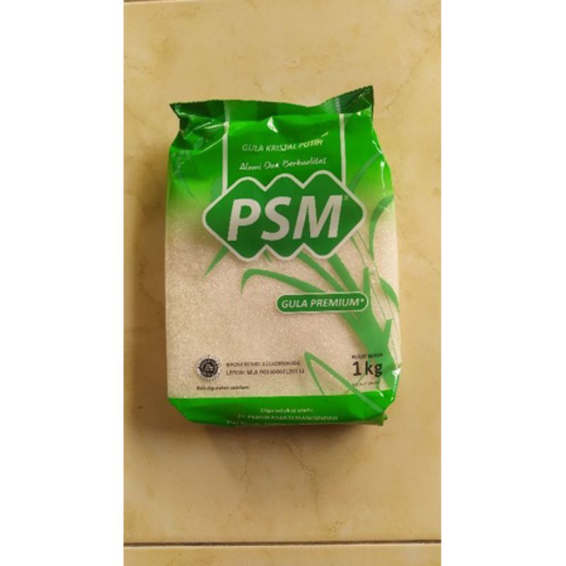 

PSM gula kemasan premium 1kg putih dan halus