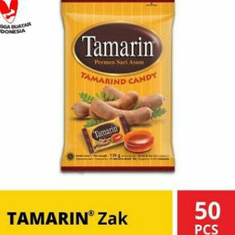 

TAMARIN Permen Sari Asam ( 50 butir ) 125gr.