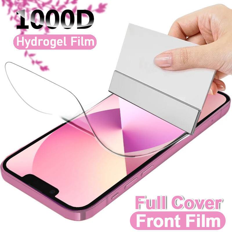 Film Hydrogel Pelindung Lensa Kamera Depan Belakang Untuk iPhone 13 12 11 Pro MAX Mini X XS MAX XR SE 2022 2020 7 8 Plus