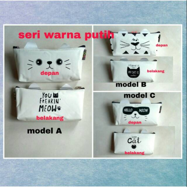 

TEMPAT PENSIL MOTIF KUCING