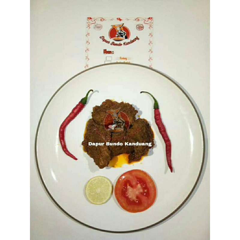 

RENDANG DAGING SAPI PADANG - Dapur Bundo Kanduang