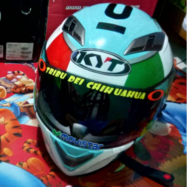 Helm kyt vendetta 2 repaint leopard