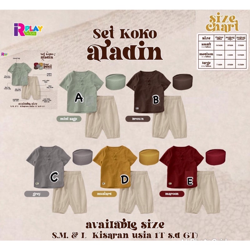 Set koko Aladin