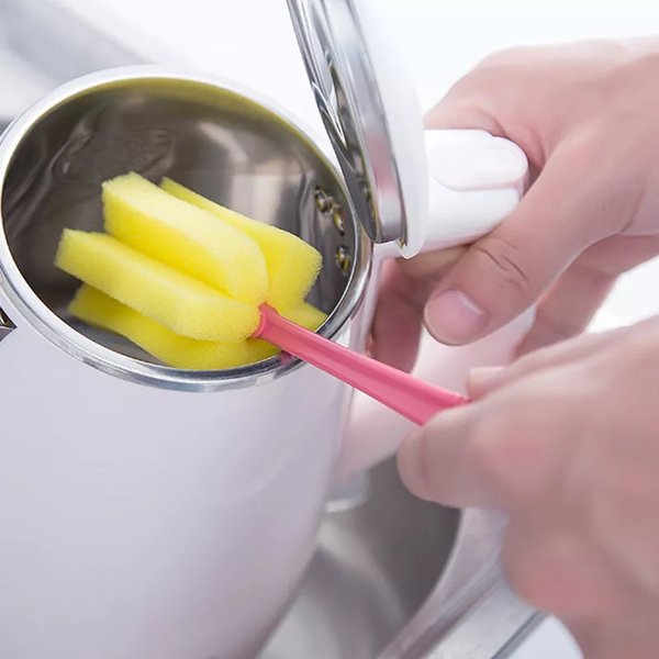 Sikat Spons Pembersih Gelas Botol Dot Bayi Cangkir Alat Cuci Dapur