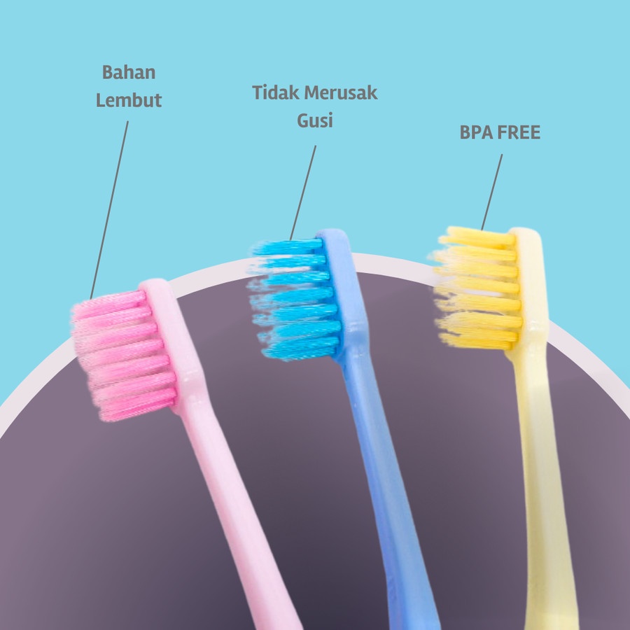 Sikat Gigi Anak Bayi /Kids Toothbrush Warna Warni