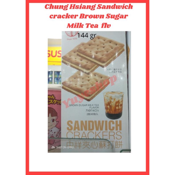

Chung Hsiang Brown Sugar Sandwich cracker Flv 144gr