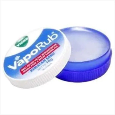 VICKS VAPORUB  BALSEM OBAT GOSOKFLU BATUK MINI KECIL 10 GRAM TRAVEL SIVE