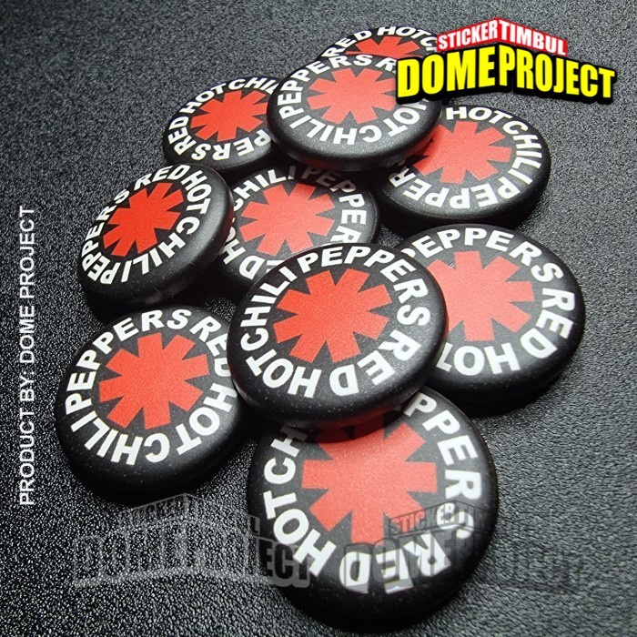 RHCP BAND PIN PENITI 25MM BUTTON PIN AKSESORIS TAS PRIA