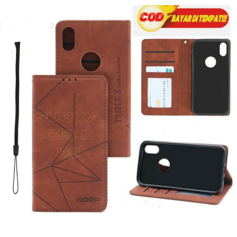 VIVO Y31 2021 / Y33S 2021 / Y50 / Y50i / Y51 2020 / Y51A 2021 / Y53 / Y53S  CASE FLIP COVER KULIT MAGNET