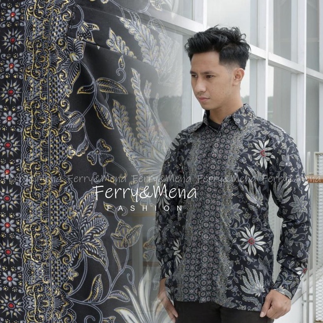 HN MODE 2 - Kemeja batik motif terbaru / kemeja batik modern / hem pesta / kantor