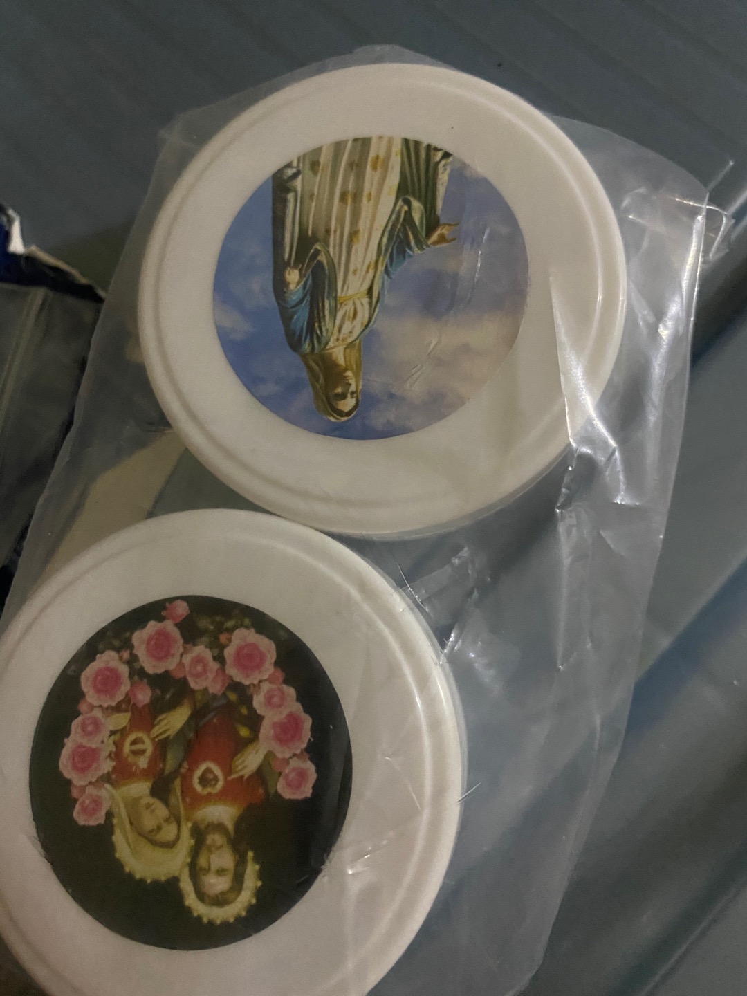 Wadah Rosario (piksis) | Plastik Ulir | Diameter 6cm
