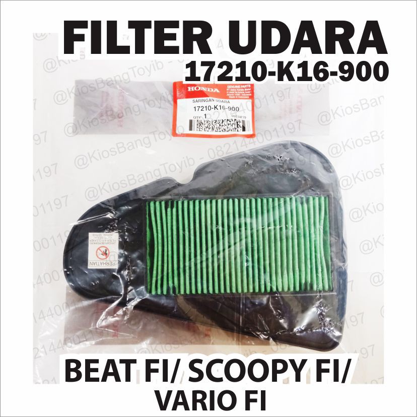 FILTER UDARA / SARINGAN UDARA BEAT FI / SCOOPY FI / VARIO FI  (K16)