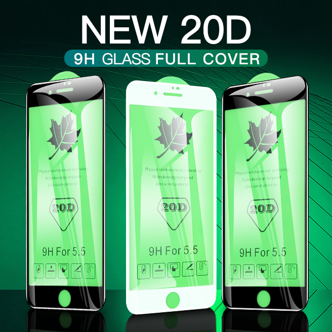 Tempered Glass 20D Untuk Iphone 14 13 Pro Max 12 Pro Max 6 6S 6 + 6S + 7 8 SE 2020 7 + 8 + X XS XR XS Max 11 11 Pro 11 Pro Max