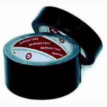 Lakban Hitam 2Inch / Cloth Tape 48 mm Daimaru / Lakban Kain