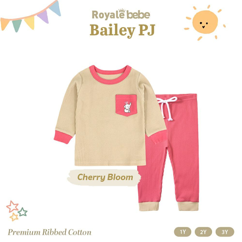 Royale Bebe - Piyama Bayi/Anak Bailey Pajamas Warna Random