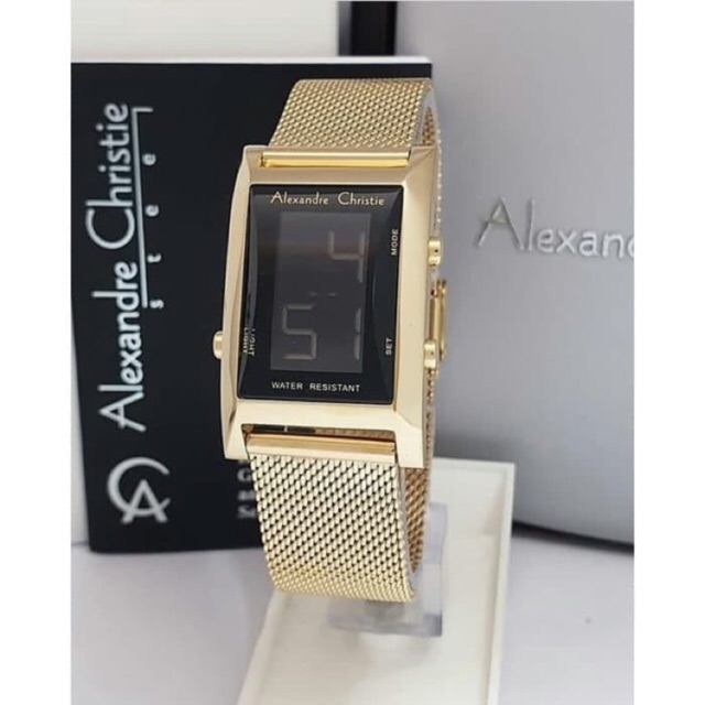 Jam tangan Alexander Christie 9225 gold
