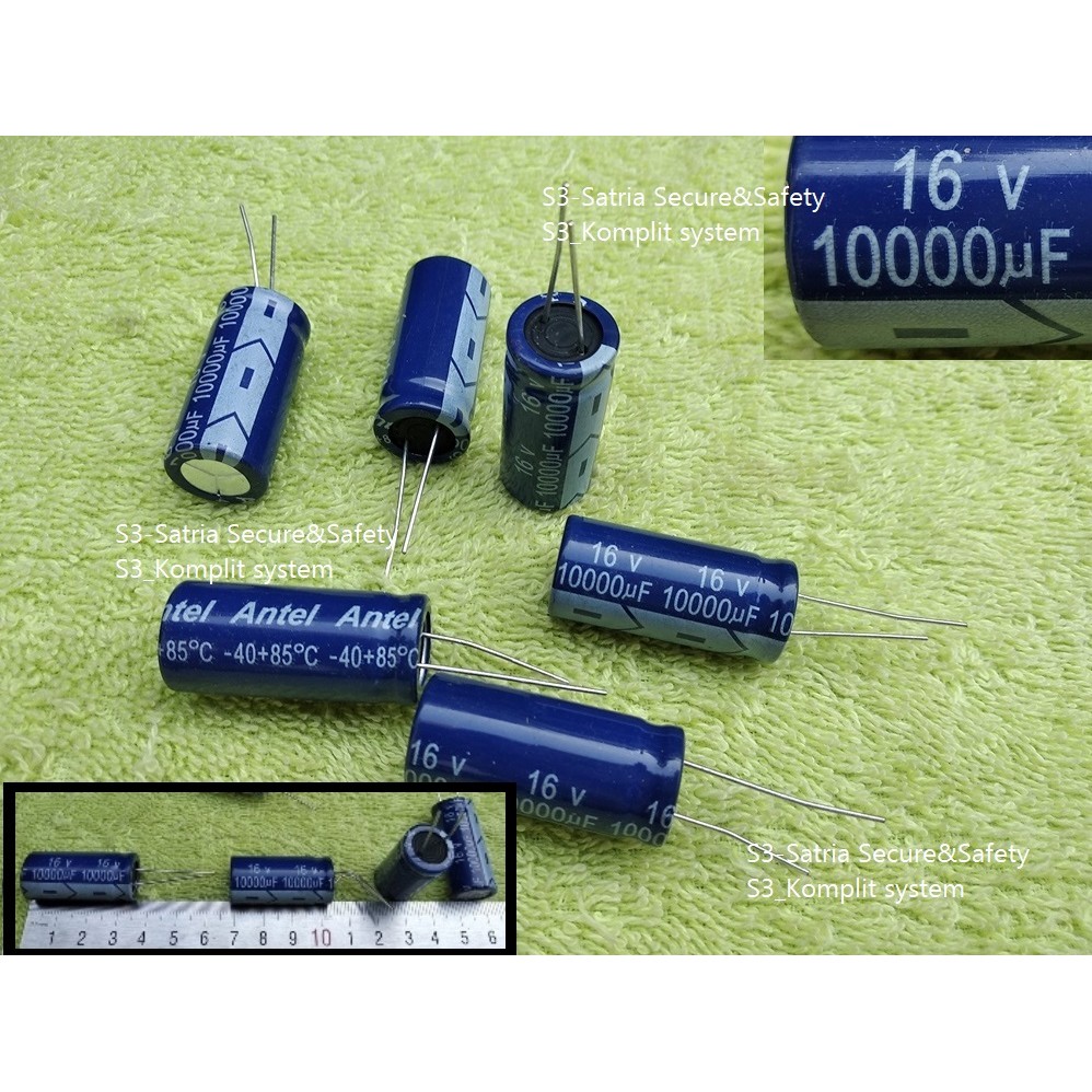 Elko 10Ribu 10.000uF 16V 10.000 Elco 10000 uf 16 V Elco 10000uf