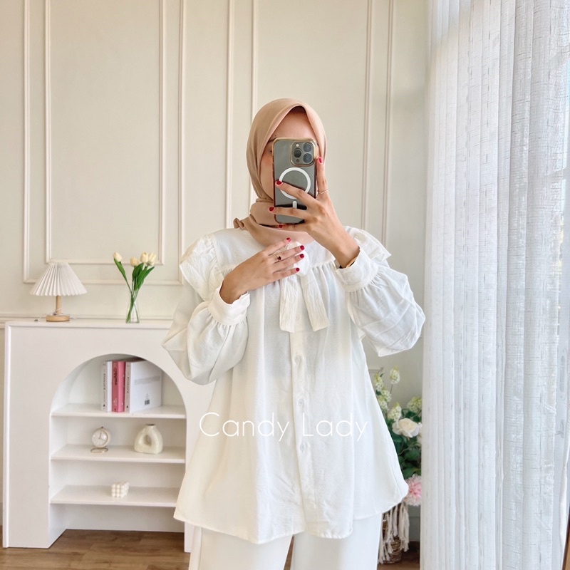 DANIRA BLOUSE CRINCLE REMPEL TALI