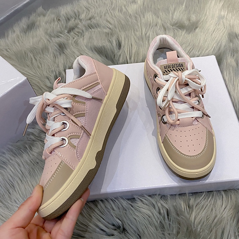 [DREAM] 191 Sepatu Sneakers Tali Wanita Korea Import Kanvas Premium