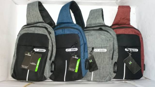 Tas punggung port usb