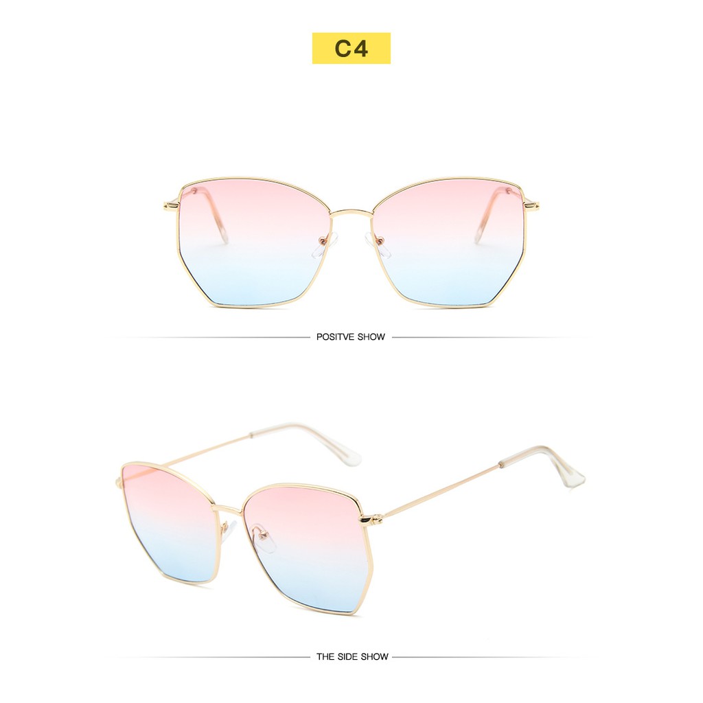 (COD) Kacamata Hitam Fashion Korea Pria / Wanita Sunglasses Unisex MALL SHOPPING