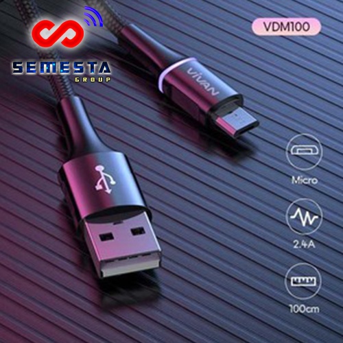 KABEL DATA VIVAN VDM100 MICRO USB