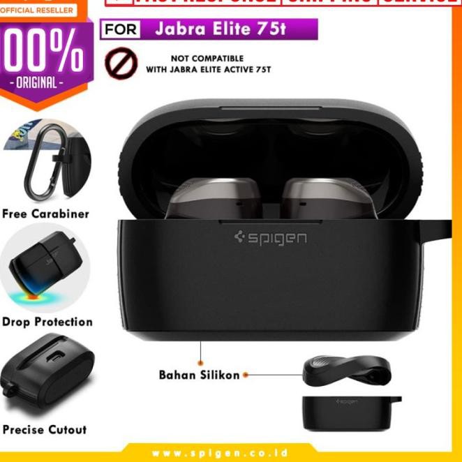 Case Jabra  75t Spigen Rugged  Silikon Soft Protective  Terbaru