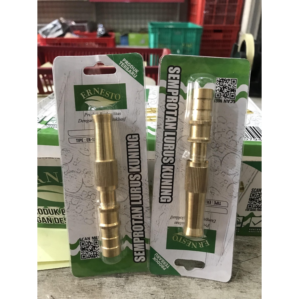 FLASH SALE !!! Semprotan Air Lurus Kuningan Taman Cuci Motor Mobil Nozzle Sprayer