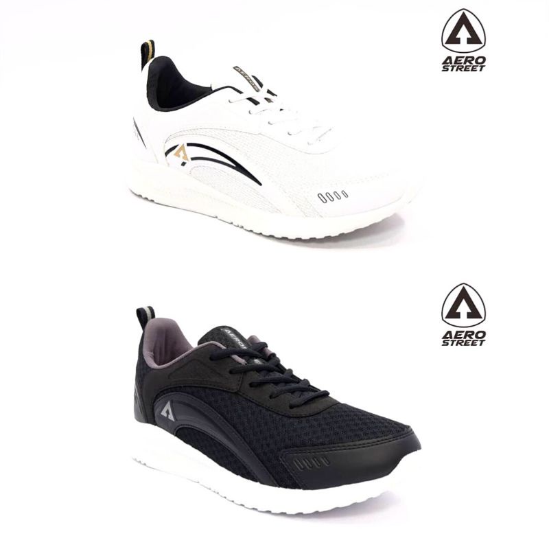 Aerostreet 37-42 Leopard putih hitam - Sepatu Sneakers Casual Sport Sekolah Pria Wanita medan cewek