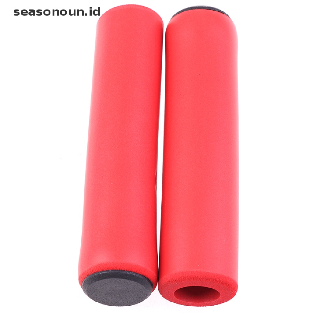 2 Pcs Cover Grip Stang Sepeda Bahan Silikon Anti slip