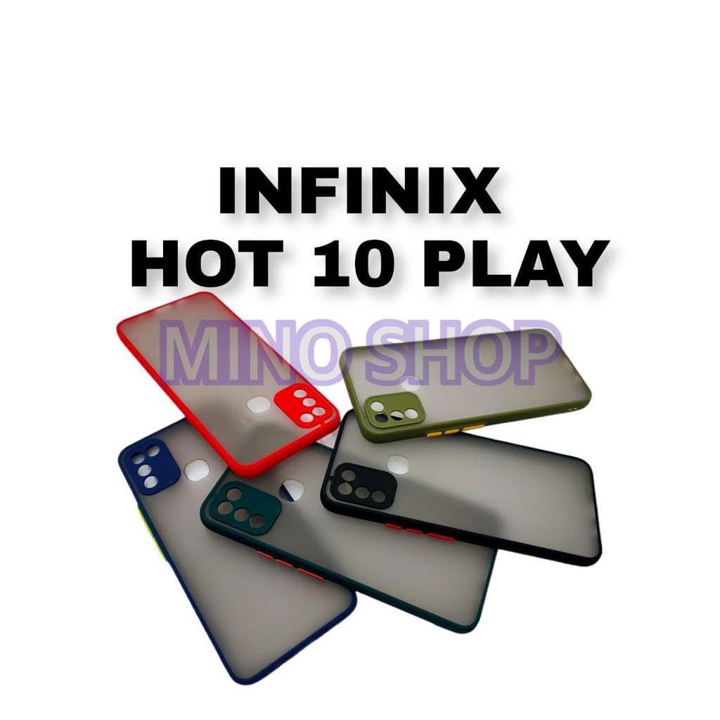 SOFTCASE INFINIX HOT 10 PLAY - HARDCASE DOVE MYCHOICE + PC - AERO CASE