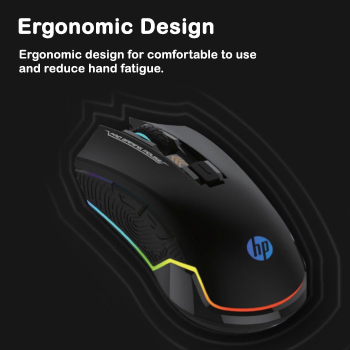 Mouse Gaming / Gaming Mouse HP G360 - 6200DPI RGB 6 Button Macro Mouse