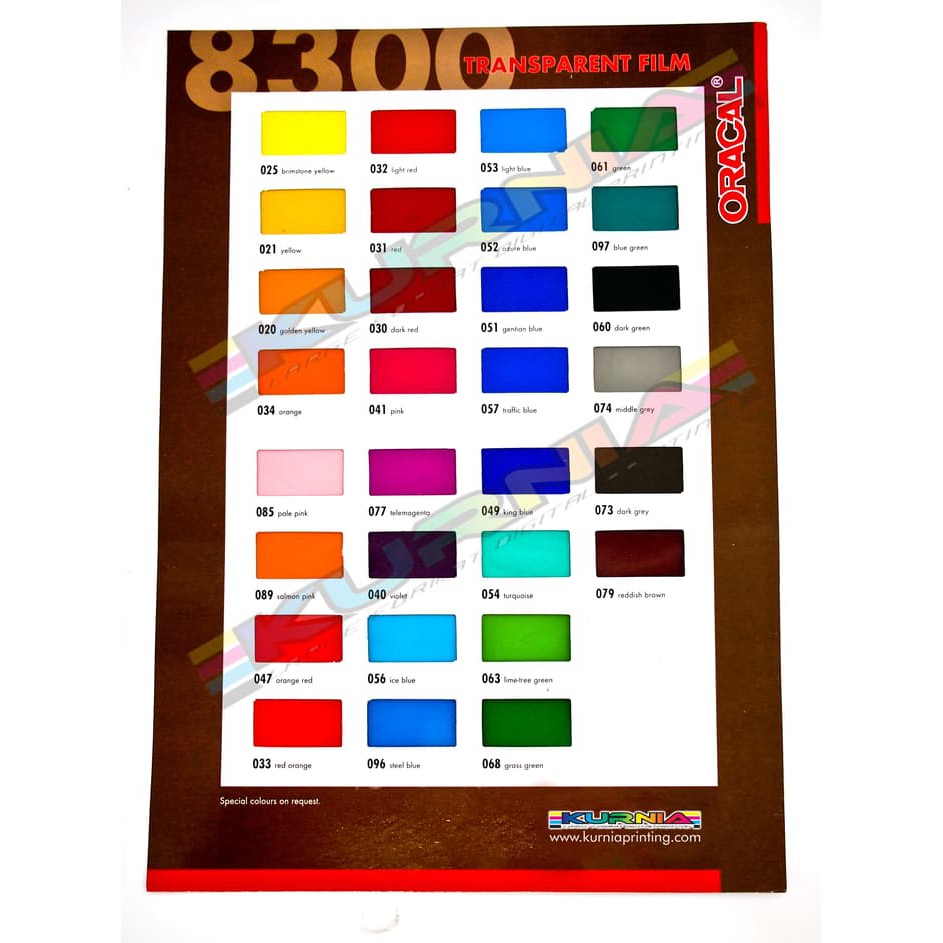 

Tinta Stempel - Plastik Wraping - Baterai Alkaline Stiker Oracal 8300 Transparent Film Produk