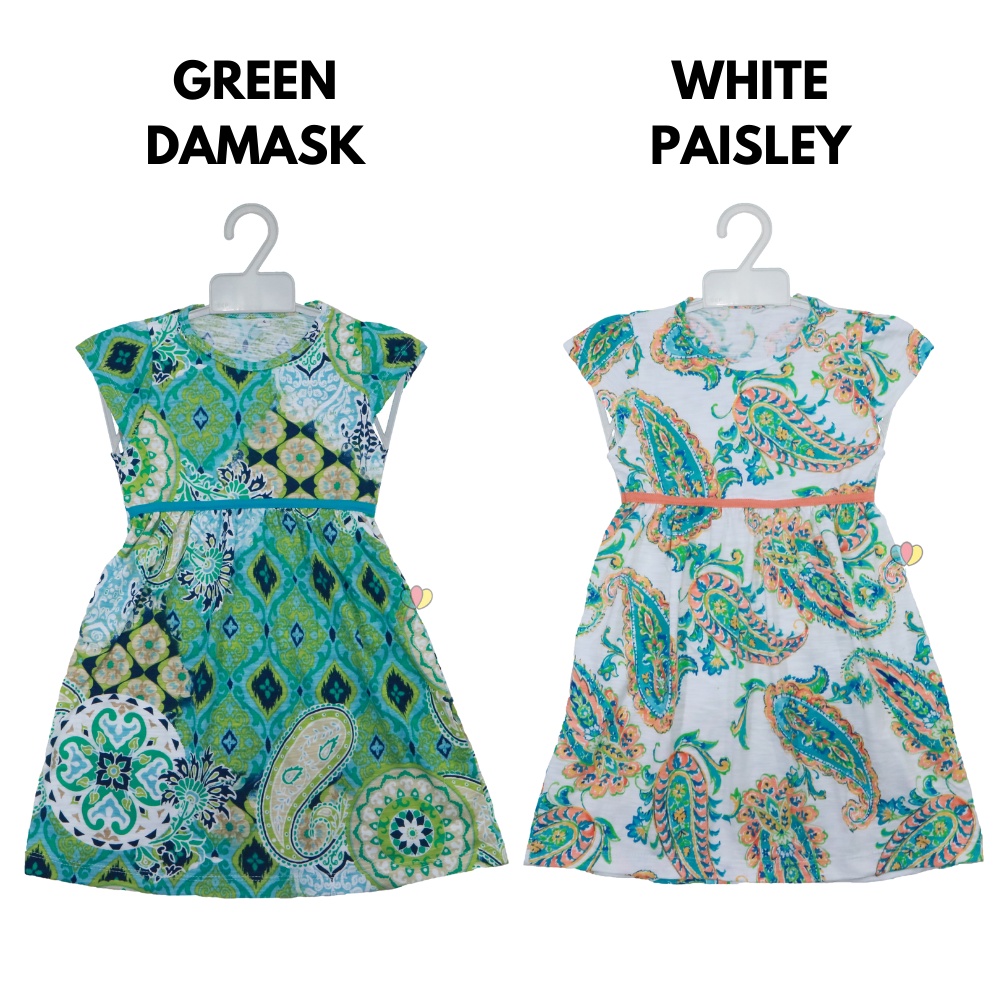 Dress Adinda 2-7 Tahun / Baju Anak Dres Balita Perempuan Motif Batik Girl Bahan Adem