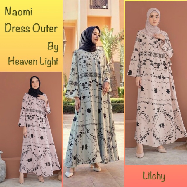 Naomi Dress Outer by Heaven Lights (size S) #harga ambyar sista