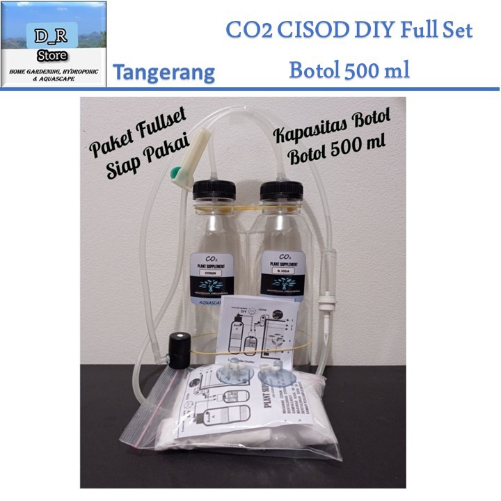 CO2 DIY CISOD full set botol 1.000ml DR TGR