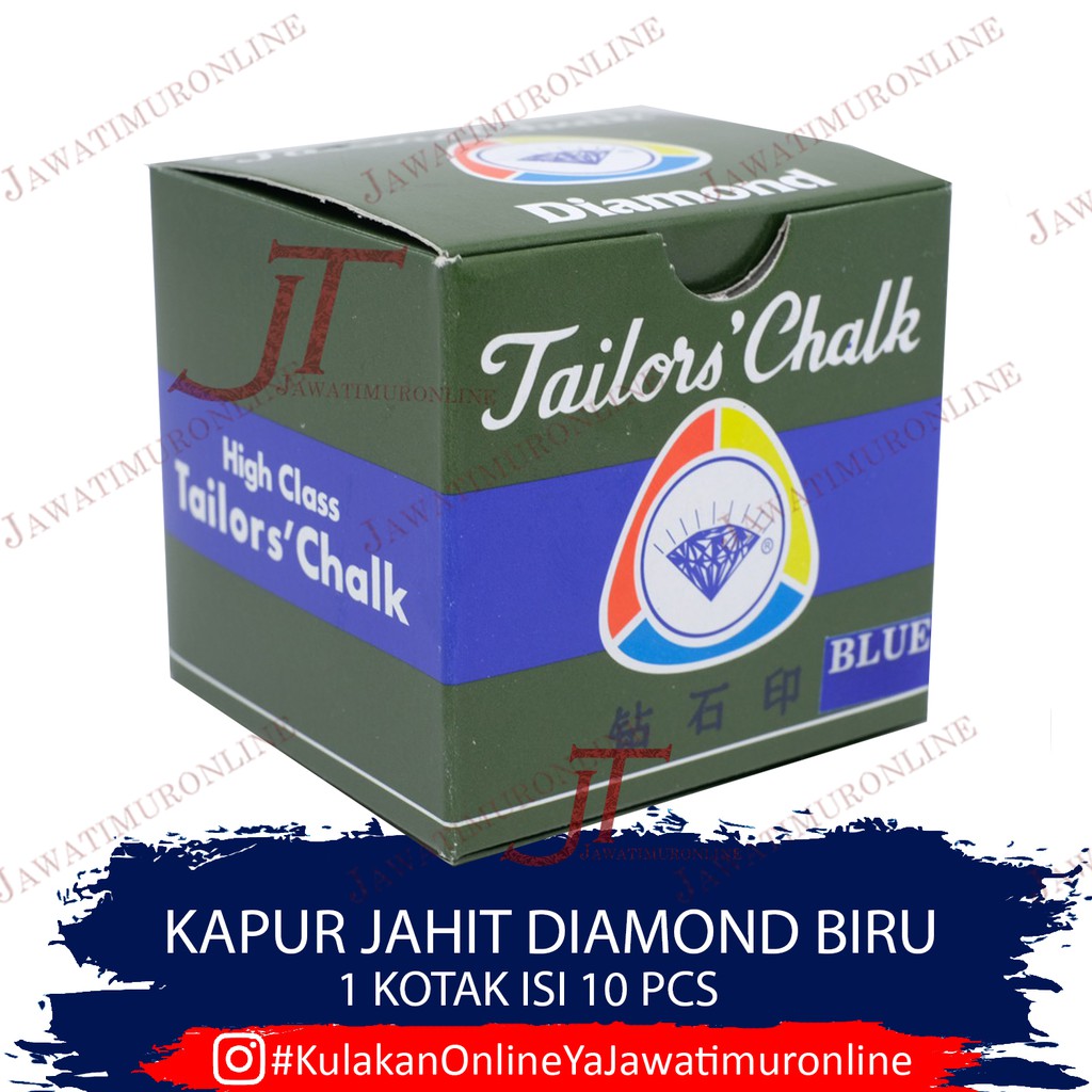 KAPUR JAHIT MERK &quot;DIAMOND&quot; (PUTIH,MERAH,KUNING,BIRU)