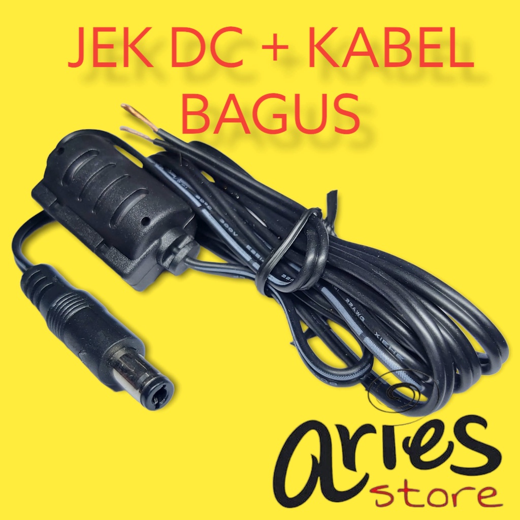 JEK DC PLUS KABEL BAGUS