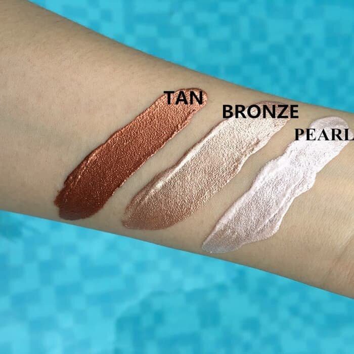 (READY &amp; ORI) Beauty Glazed 3 Color Warna 3D Highlighter Liquid Glow Contour Cair Pearl Tan B12 B 12