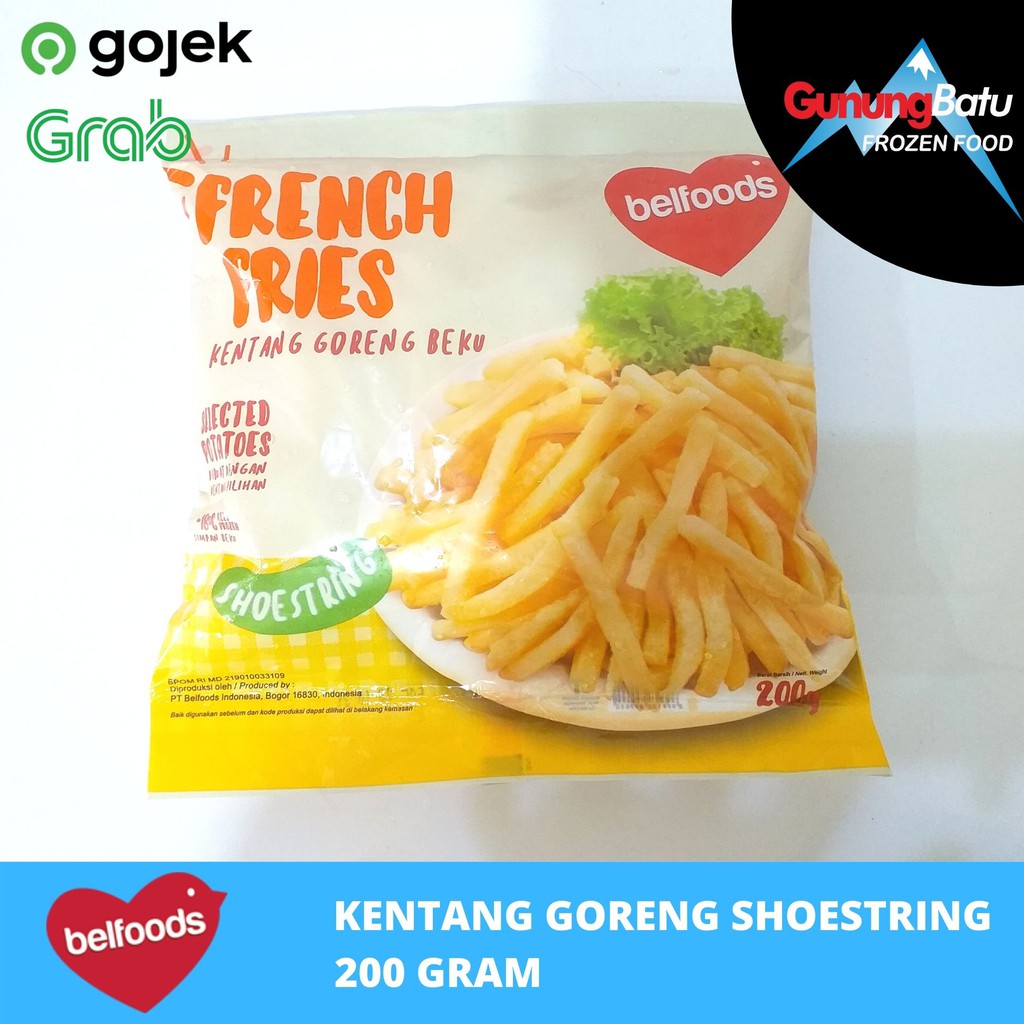 

BELFOODS KENTANG SHOESTRING 175GRAM
