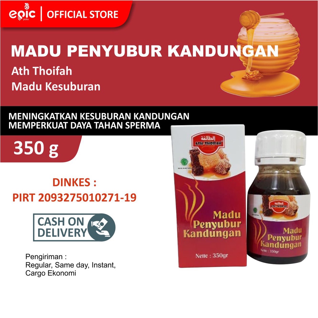 

Epicpicks Madu Penyubur Kandungan Ath Thoifah 350 gr